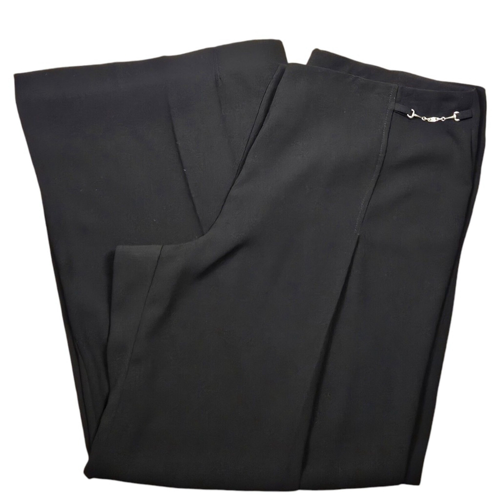 Addition Elle Women's Plus Size 16 Black Wide-Leg Trousers Made in Canada...